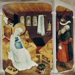 De twijfel van St. Joseph, ca. 1410-20
